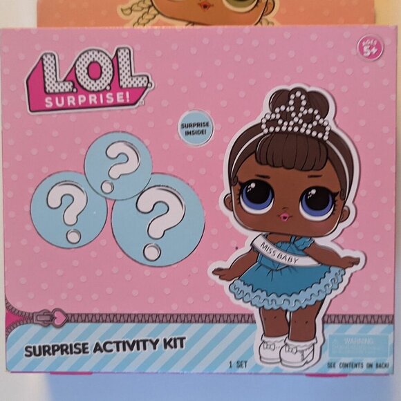 NWT LOL Surprise! Mystery Activity Kit Pink L.O.L. Dolls Stickers Coloring HTF - Picture 2 of 8